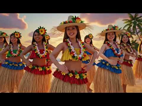 رقص هاواي أغنية غن مع ا