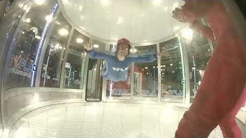 Pre AFF wind tunnel time, indoor skydiving #1