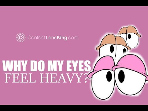 Why do my eyes feel heavy | Eye Fatigue - YouTube