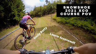 Snowshoe 2021 | XCO Course Preview POV with Laurie Arseneault and Emily Batty by Emily Batty 22,168 views 2 years ago 6 minutes, 39 seconds