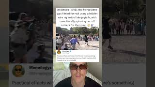 In Matilda 1996, Her Flying Scene Was Done With Real Wires Hidden In Her Pigtails