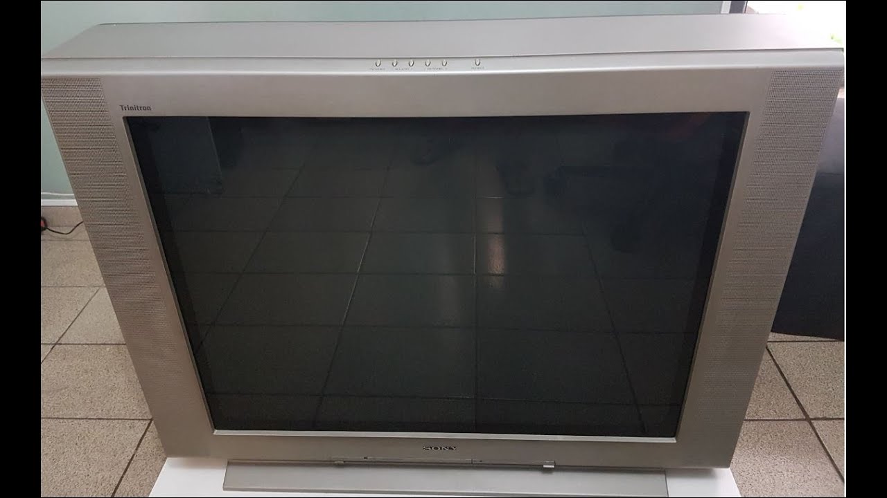 Tv de tubo Sony Trinitron 38º polegadas. Gigante!! YouTube