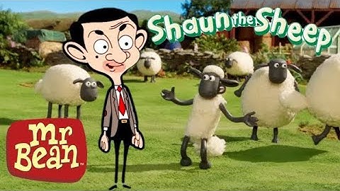 Mr Bean vosita Shaun the Sheep