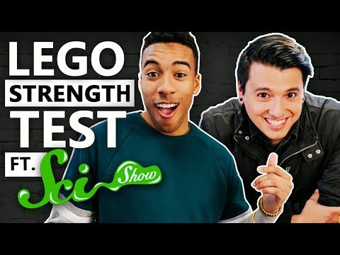 CRAZY 500lbs LEGO Test! ft. SciShow's Michael Aranda