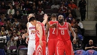 James Harden`s First Bucket as a Rocket