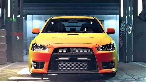 NFS Unbound - Mitsubishi Lancer Evolution X 2008 | Engine And Customization Showcase