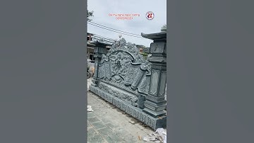 Lắp đặt bức bình phong lưỡng long chầu nguyệt