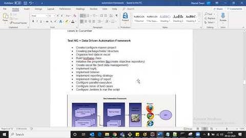 Automation framework | Interactive Session 1 : Data driven framework with testNG