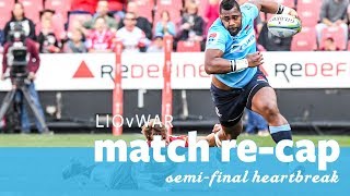 Match re-cap:  Lions v NSW Waratahs