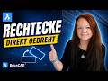 BricsCAD Tipp: so zeichnest Du die Rechtecke direkt gedreht