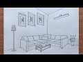 How To Draw A Room In 2 Point Perspective 