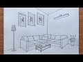 How to Draw a Room in 2-Point Perspective