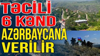 Təcili: Dörd yox, altı kəndi Azərbaycana verilir- Xəbəriniz var? - Media Turk TV