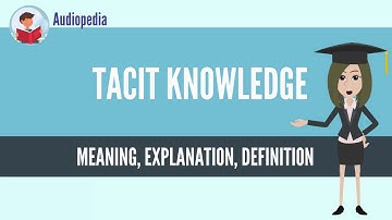 What Is TACIT KNOWLEDGE? TACIT KNOWLEDGE Definition & Meaning