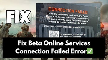 Battlefield 6 Beta-verbinding mislukt opgelost ✅ | Los fouten met online services direct op (gids...