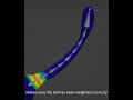 How to animate a tail using damped track constraints