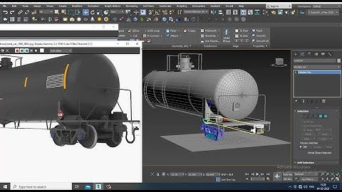 3Dsmax Tutorials, Learn 3D Modeling a Rail Oil Container from Scratch in 3dsmax ( Part 5)