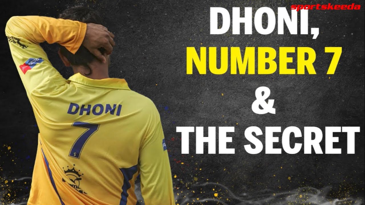 Dhoni REVEALS Secret Behind Jersey Number 7 | Mahendra Singh Dhoni ...