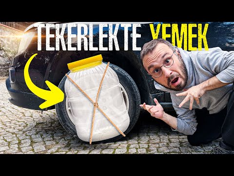 TEKERLEKTE YEMEK YAPMAK | EFSANE Mİ GERÇEK Mİ