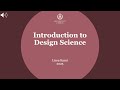 Introduction to Design Science