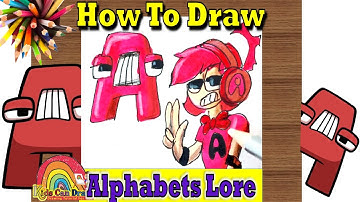 Vẽ Alphabet Lore A Siêu Dễ | How To Draw Alphabet Lore A