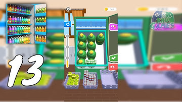 Fill Up Fridge：Organizing Game Gameplay Walkthrough #13 - Level 57 ~ 61  (Android, IOS)