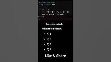 guess of the output of the following code |video17 | please subscribe #programming #c++ #cpp #coding
