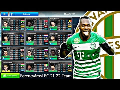 How To Create Ferencvárosi Fc 21-22 Team In Dream League Soccer 2019 -  Youtube