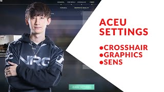 All Of Aceu S Valorant Settings Clips Crosshair Graphics And Sensitivity Settings Youtube