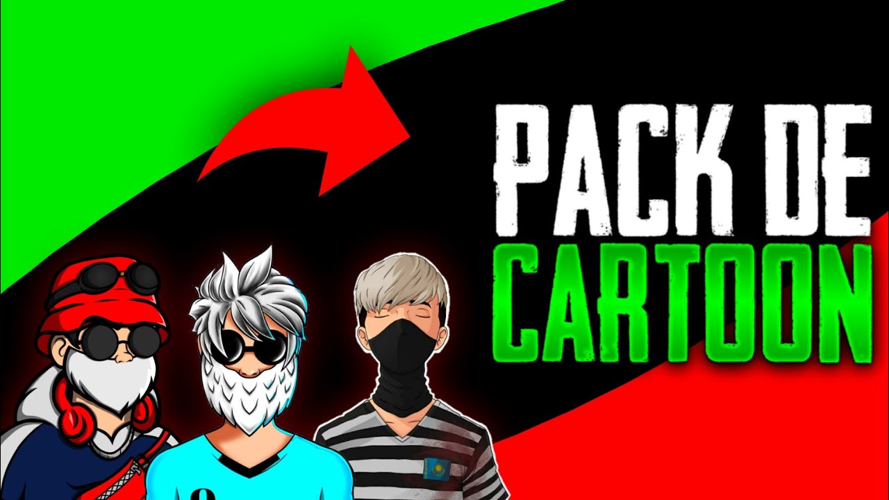 PACK DE CARTOON PARA DOWNLOAD GRTIS   FREE FIRE