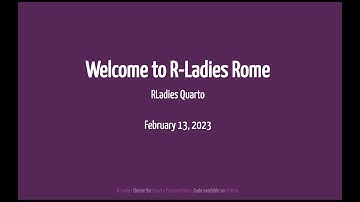 R-Ladies Rome (English) - RLadies Quarto - Mine Çetinkaya-Rundel