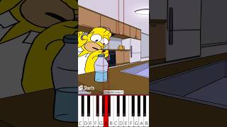 OMG GUYS MY WATER... Homer Simpson x Peter Griffin (@badmryogurt) - Octave Piano Tutorial