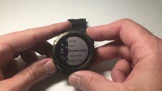 Garmin Fenix 7X: Edit a watchface (downloaded from Garmin Connect IQ)
