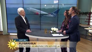 Bota flygrädslan med erfarna piloten - 'Jag har aldrig varit rädd'  - Nyhetsmorgon (TV4)