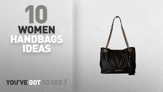 Top 10 Valentino Handbag [ Winter 2018 ]: Valentino Bags by Mario Valentino Women's Luisa 2 Black