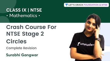 Crash Course - NTSE Stage 2: Circles | Complete Revision | Mathematics | Surabhi Gangwar