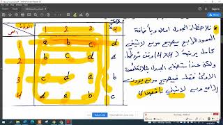 المحاضرة السابعة (( تصميم مربع يودن ))