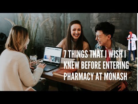 [ Uni Tips and Advice ] 7 things that I wish I knew before entering Pharmacy at Monash