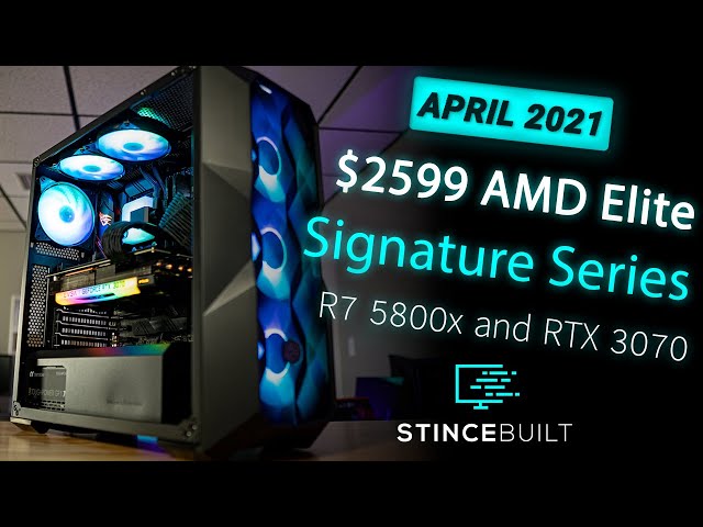 2599) AMD Elite Signature Series w/ Ryzen 7 5800x + RTX 3070 - YouTube
