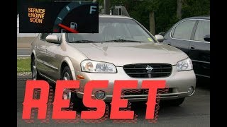 How to reset Service Engine soon Light on a 1999 Nissan Maxima.....