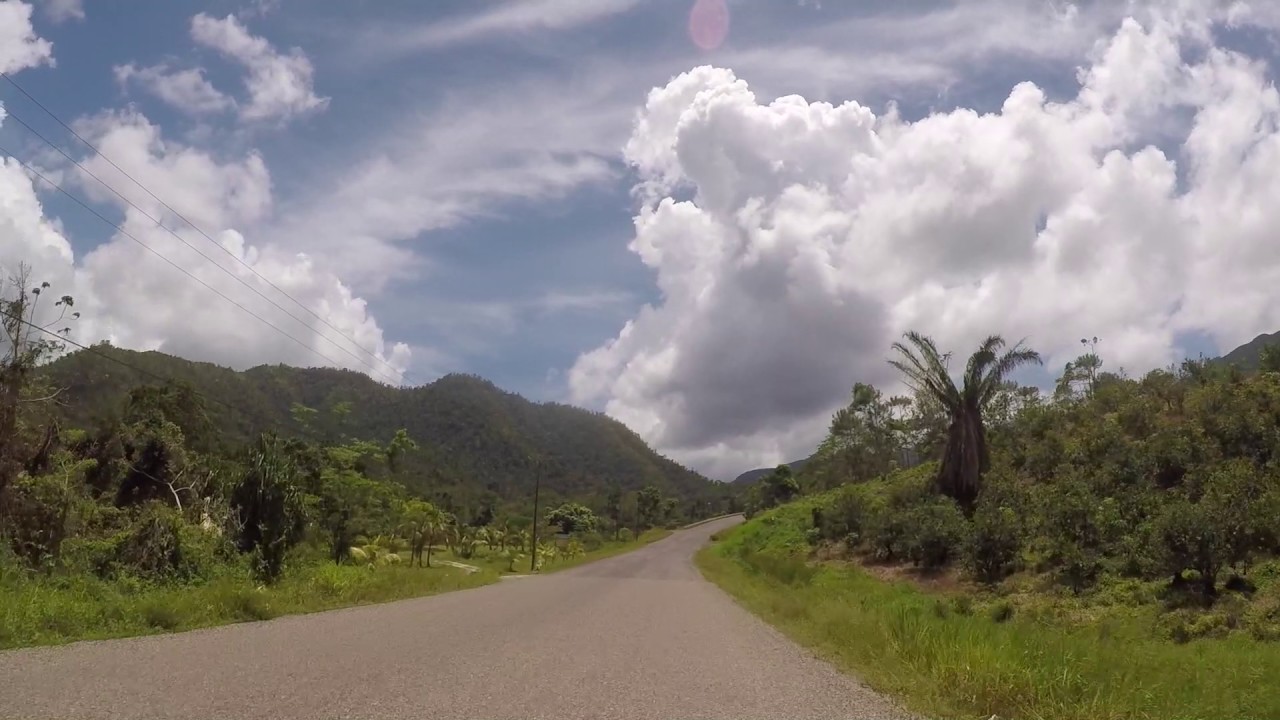 Belize Route Dans La Jungle Gopro Belize Road Inside Jungle Gopro 