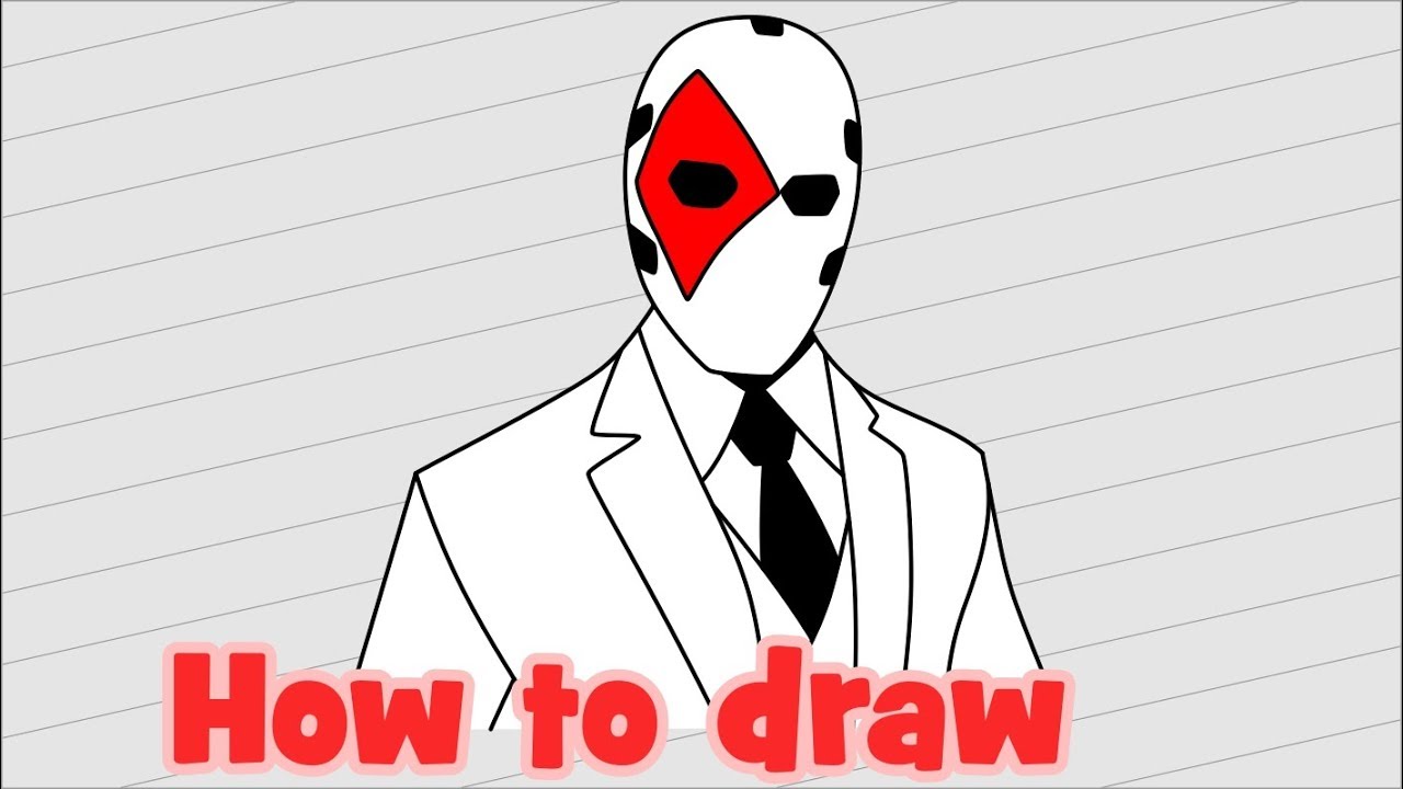 How To Draw Wild Card Fortnite Characters Youtube