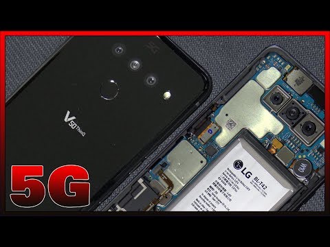 LG v50 ThinQ 5G टियरडाउन डिस्सेप्लर रिपेयर वीडियो