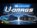 Udrag race mclaren 750s vs chevrolet corvette eray  quarter mile handling  more