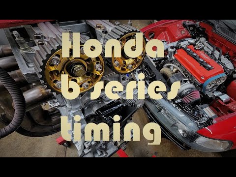 Setting up Honda b series timing