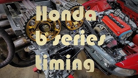Setting up Honda b series timing