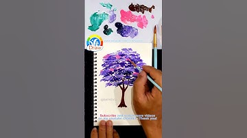 How to draw a tree easy #Shors