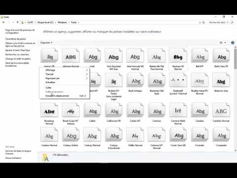 comment installer des polices d’écriture sur windows 7 8 et 10