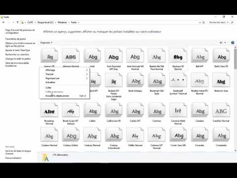 Vidéo: Comment Installer Toutes Les Polices Sur Votre Ordinateur