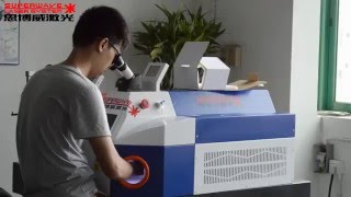Laser welding machine for welding steel wire
